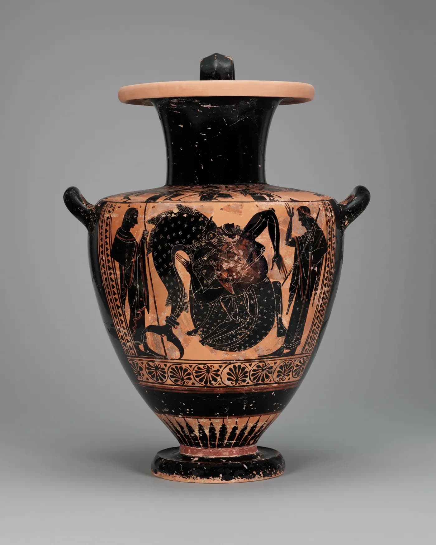 Museum work by Hydria (Water Jar) by Ancient Greek