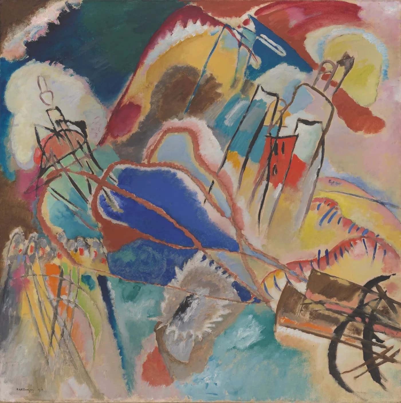 Fine-art print after Improvisation No. 30 (Cannons) by Vasily Kandinsky