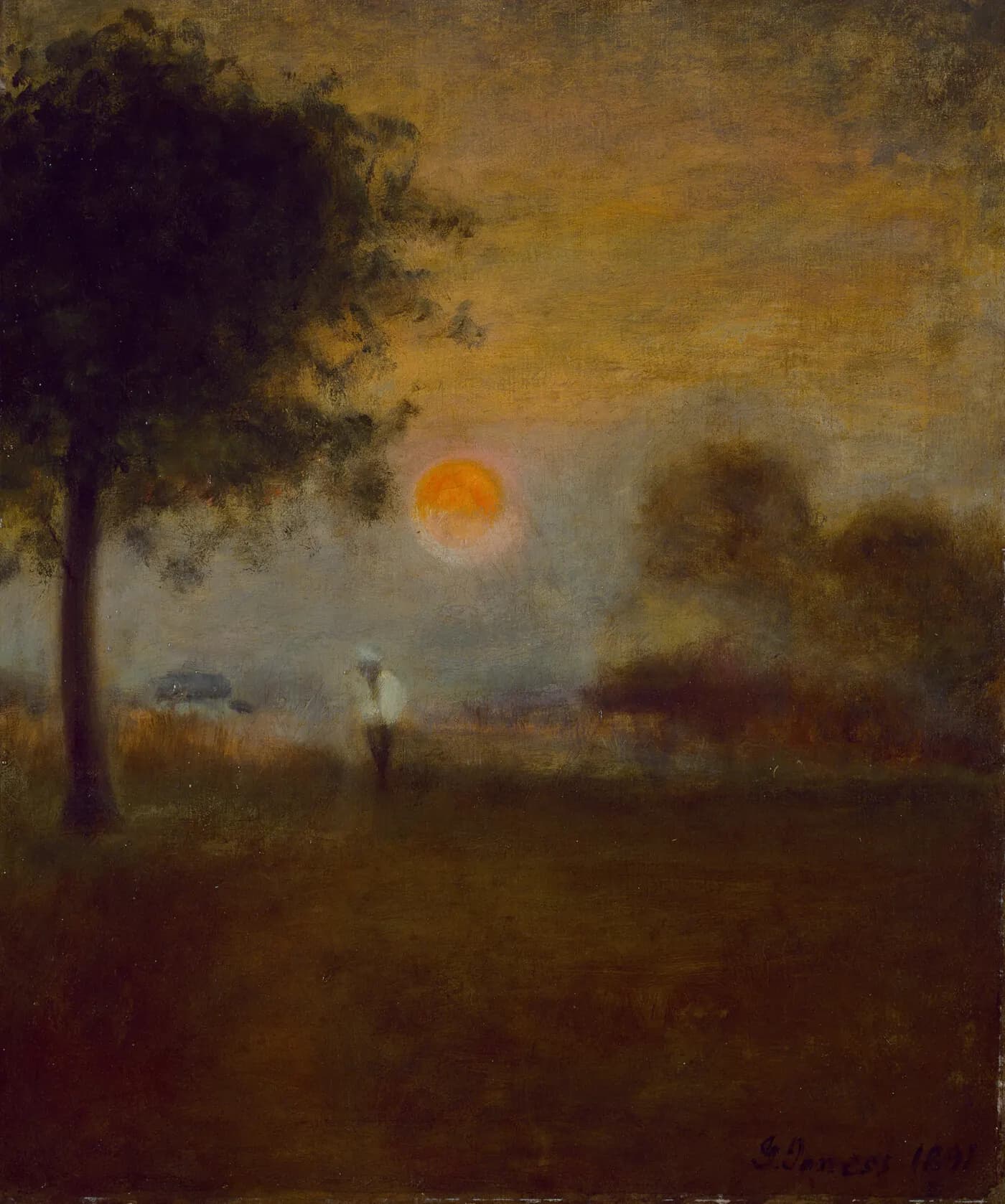 Fine-art print after Moonrise by George Inness