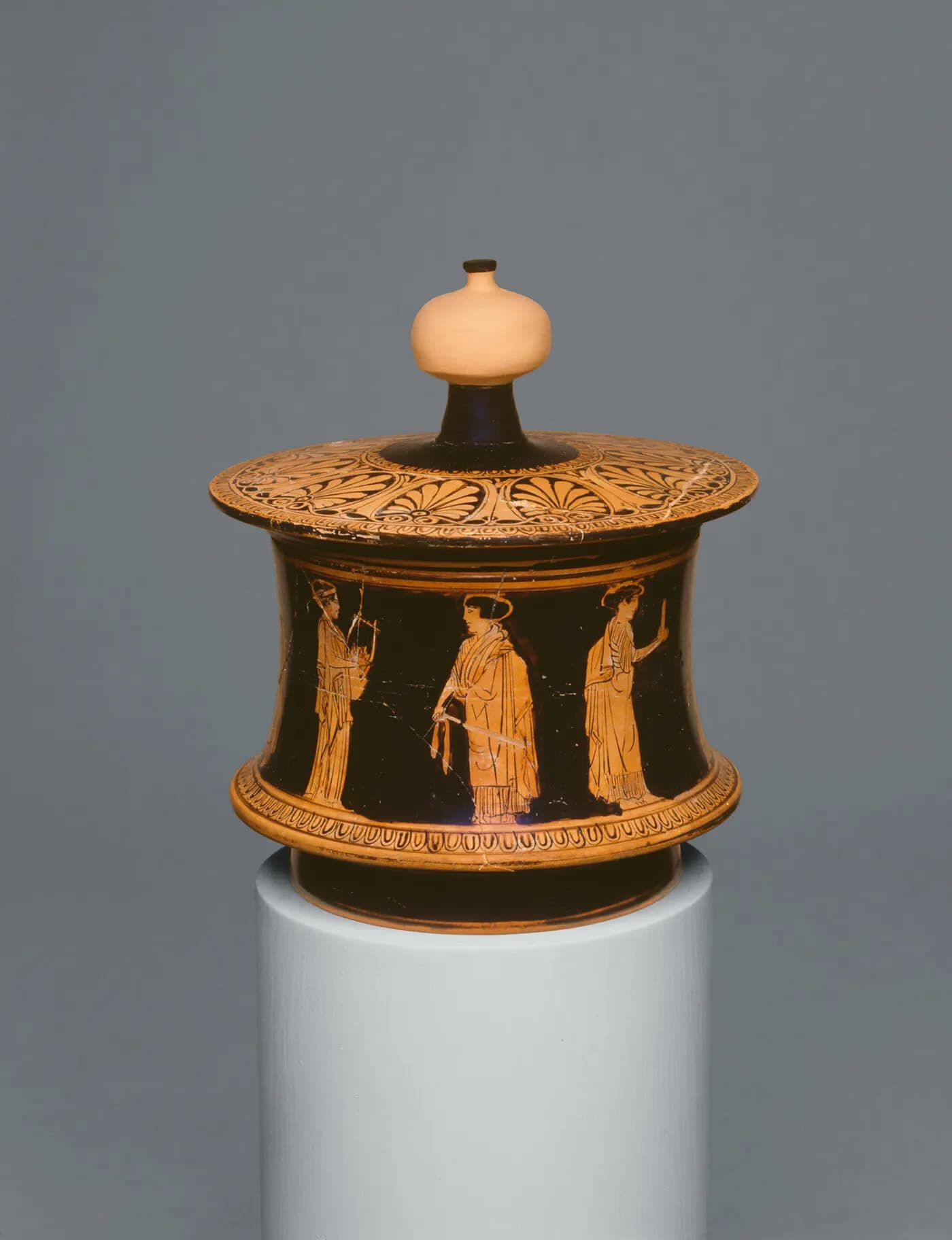 Museum work by Pyxis (Container for Personal Objects) by Ancient Greek