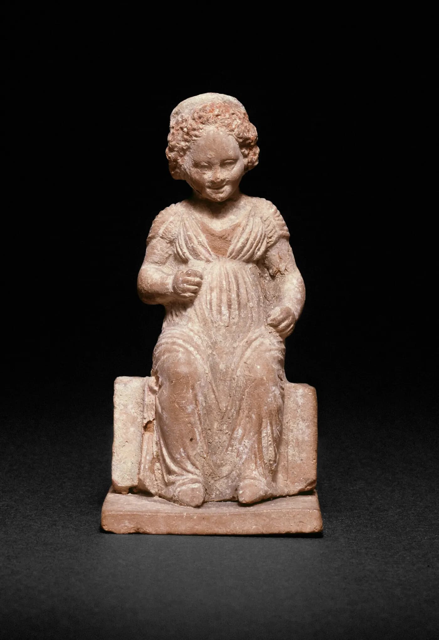 Museum work by Statuette of a Seated Girl by Ancient Greek