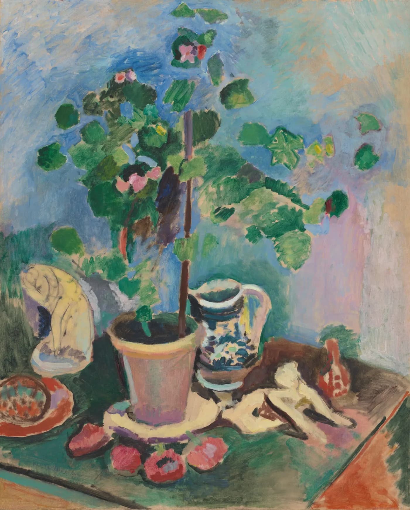 Fine-art print after Still Life with Geranium by Henri Matisse