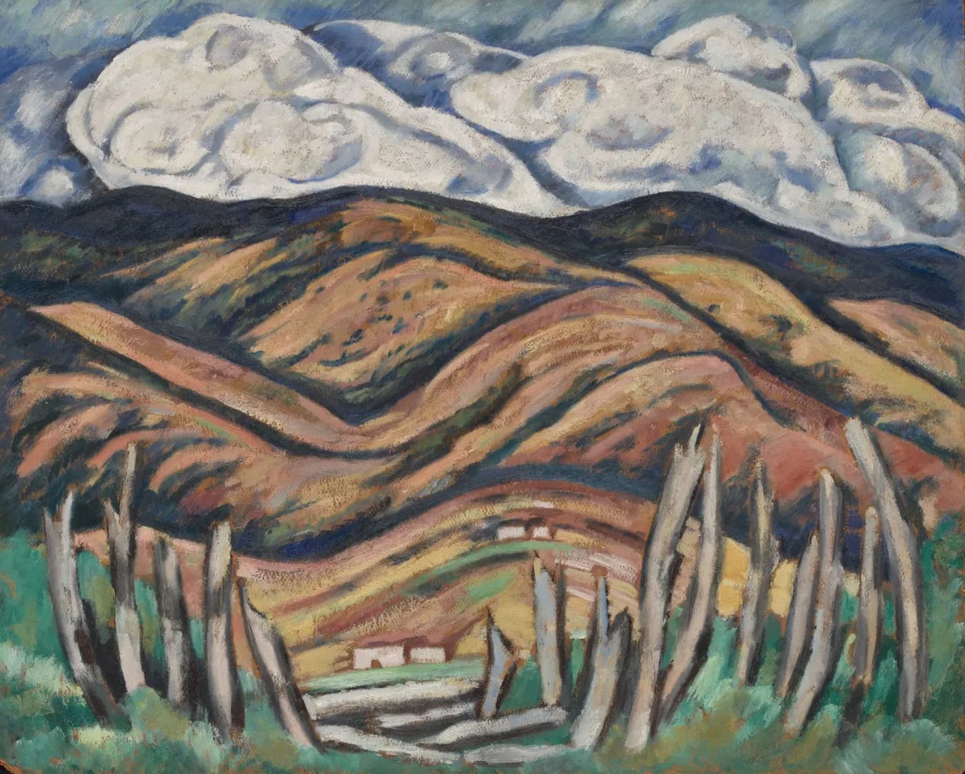 Fine-art print after The Last of New England—The Beginning of New Mexico by Marsden Hartley