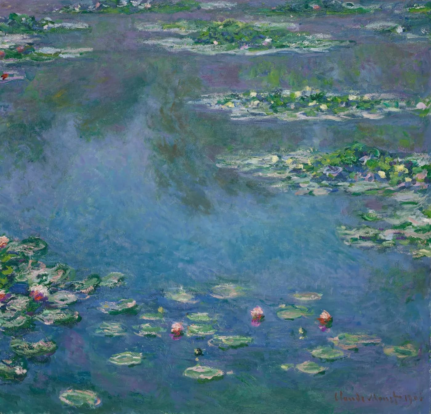 Fine-art print after Water Lilies by Claude Monet