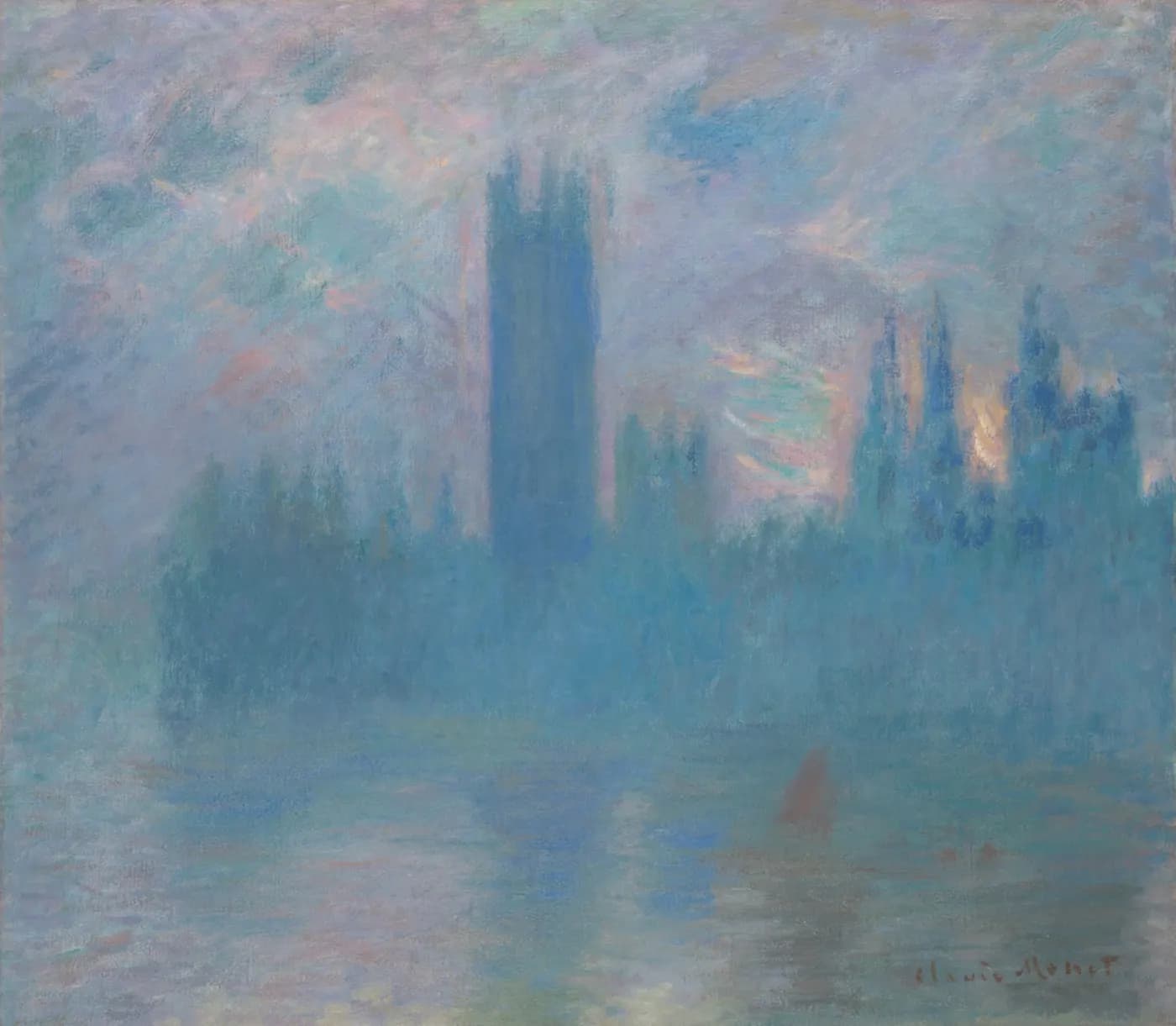 Fine-art print after Houses of Parliament, London by Claude Monet