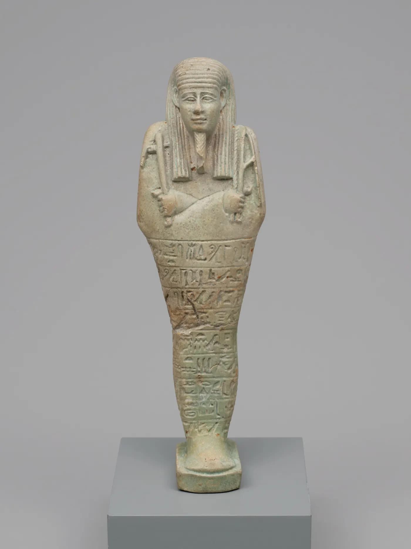 Fine-art print after Ushabti (Funerary Figurine) of Horudja by Ancient Egyptian